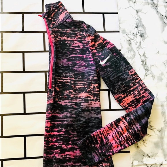 Nike Dri Fit Ombré Purple Pink Track Jacket - Picture 3 of 15